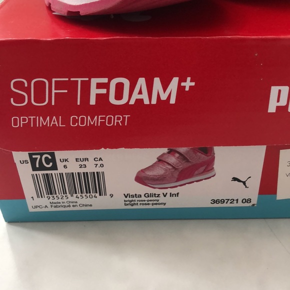 Puma Velcro Vista Glitz Soft Foam Optimal Comfort - Picture 7 of 8